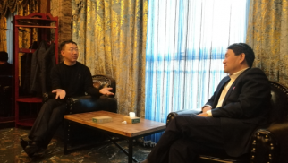 中景恒基集團(tuán)董事長肖厚忠與宣鋼董事長進(jìn)行合作會(huì)談