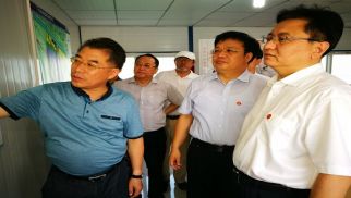 張家口市市長武為東調(diào)研集團京張奧園區(qū)重點項目建設